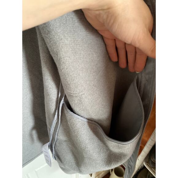 Good American Shacket Style Gray Coat size 20/22 - Picture 3 of 8